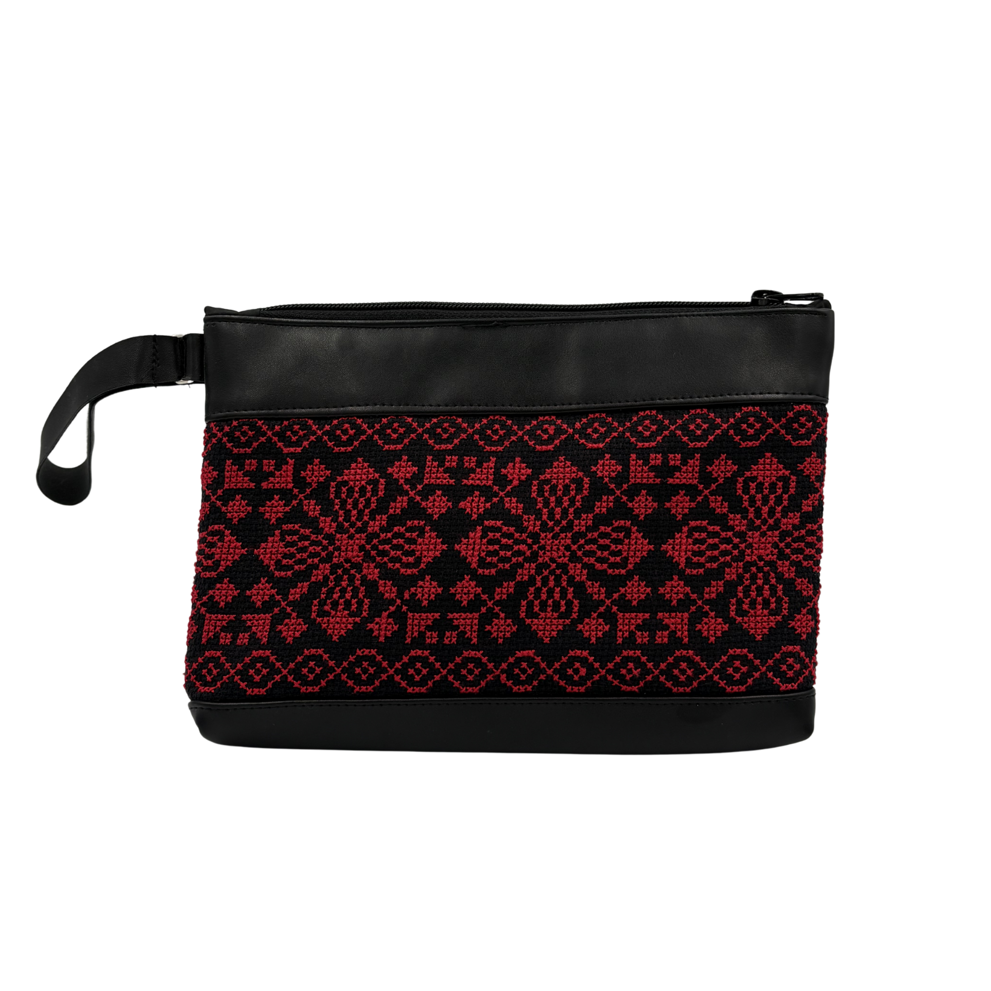 Embroidered Wristlet